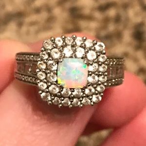 Opal Sterling Silver Ring